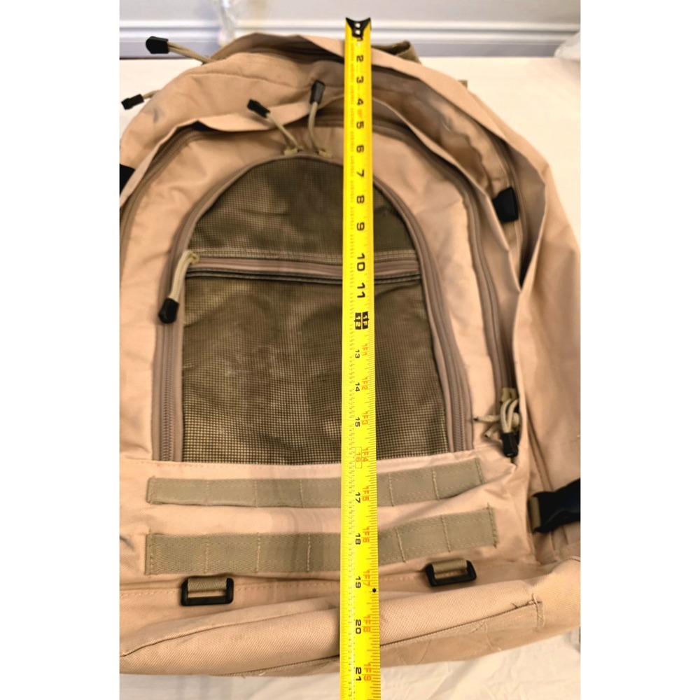 Gorpcore Bug Out Gear Tan Tactical Backpack Molle System Outdoor Camping Hiking - Picture 15 of 16